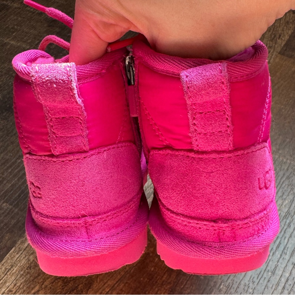 UGG Hot Pink Neumel Boots 8 - Picture 6 of 8